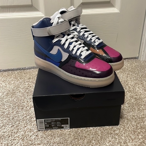 Nike Other - Air force 1 High 07 Thunder Blue Pink Prime. Size 6